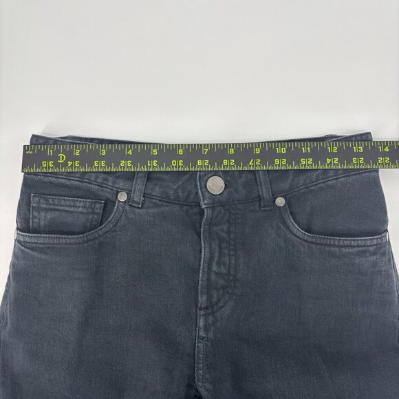 Loro Piana Italy Black Cotton Skinny Jeans Mid Rise Pockets Womens Size 38 - Picture 13 of 15